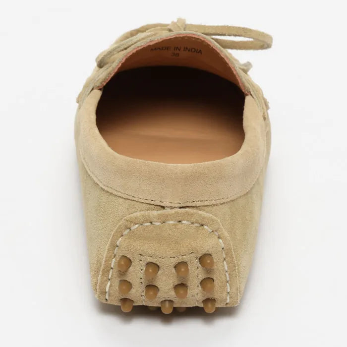 KATE mocassins à lacets beige
