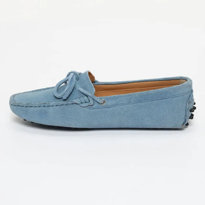 KATE mocassins à lacets bleu