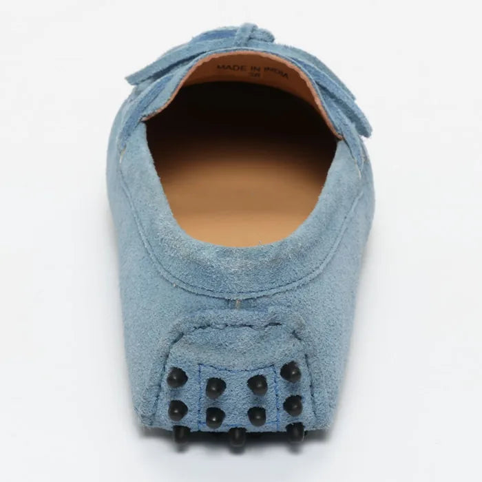 KATE mocassins à lacets bleu