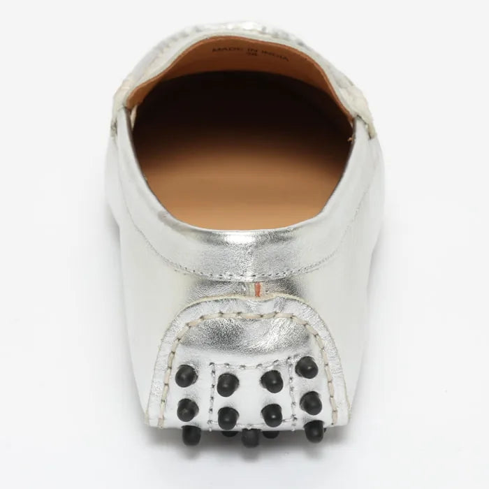 DEIRA mocassins classiques argent