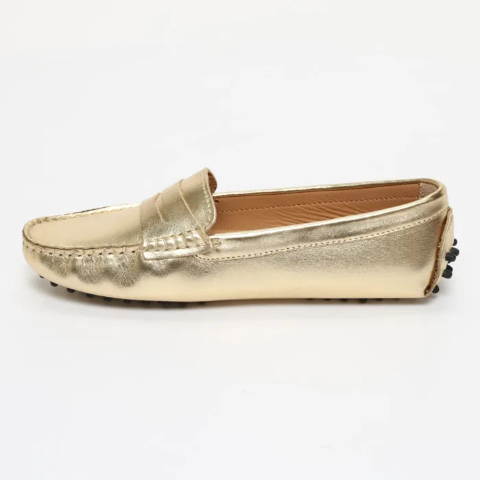 DEIRA mocassins classiques or