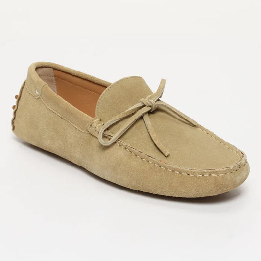FABIAN mocassins à lacets beige