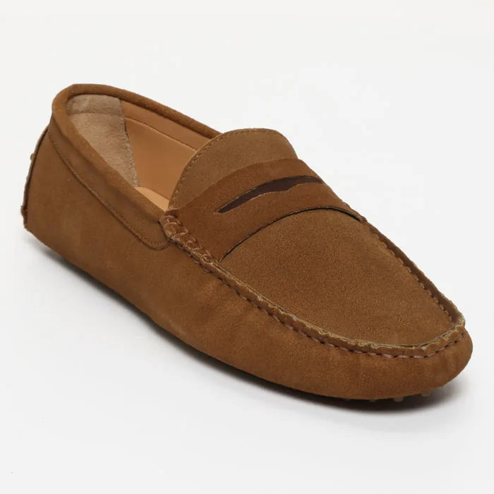 CLIFF mocassins classiques fauve et chocolat