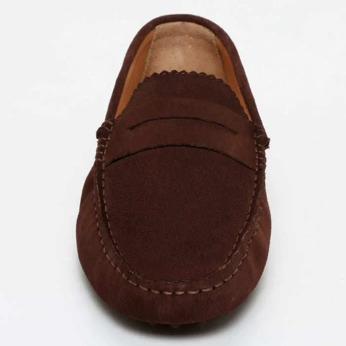 LEW mocassins classiques chocolat