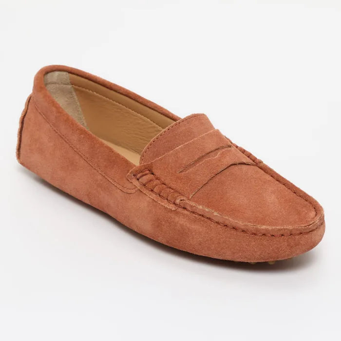 DEIRA mocassins classiques terre cuite