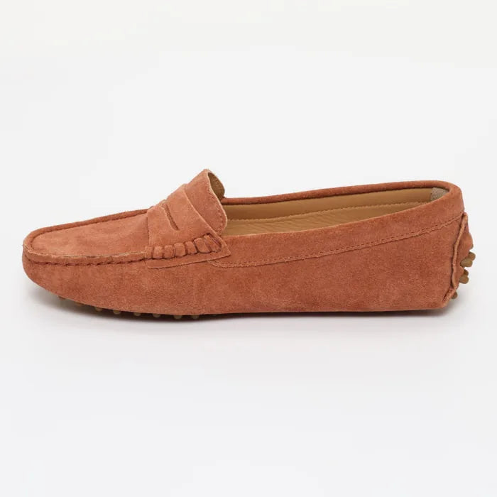 DEIRA mocassins classiques terre cuite
