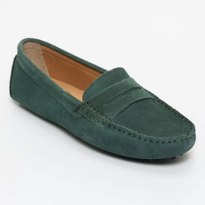 DEIRA mocassins classiques vert