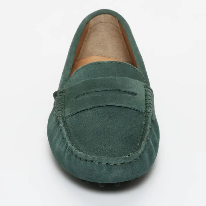 DEIRA mocassins classiques vert