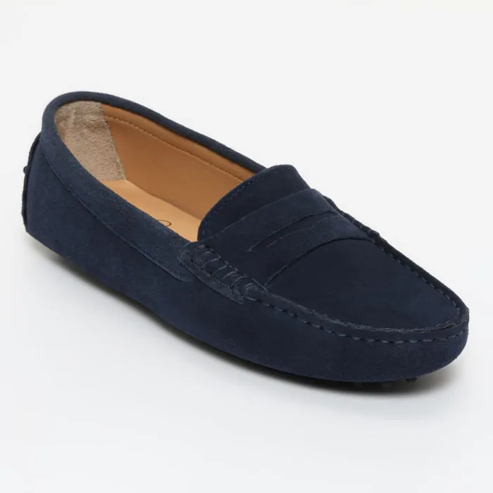DEIRA mocassins classiques bleu sargasso