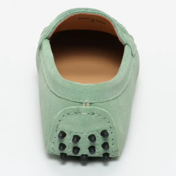 DEIRA mocassins classiques vert passé