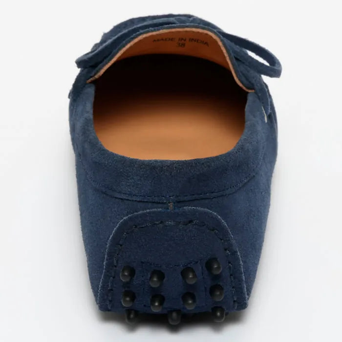 KATE mocassins à lacets bleu sargasso