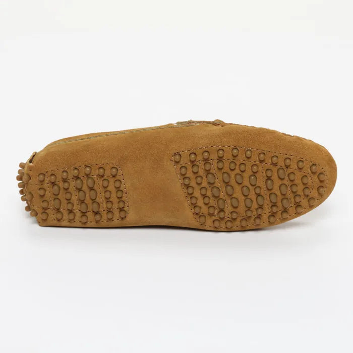 KATE mocassins à lacets cognac