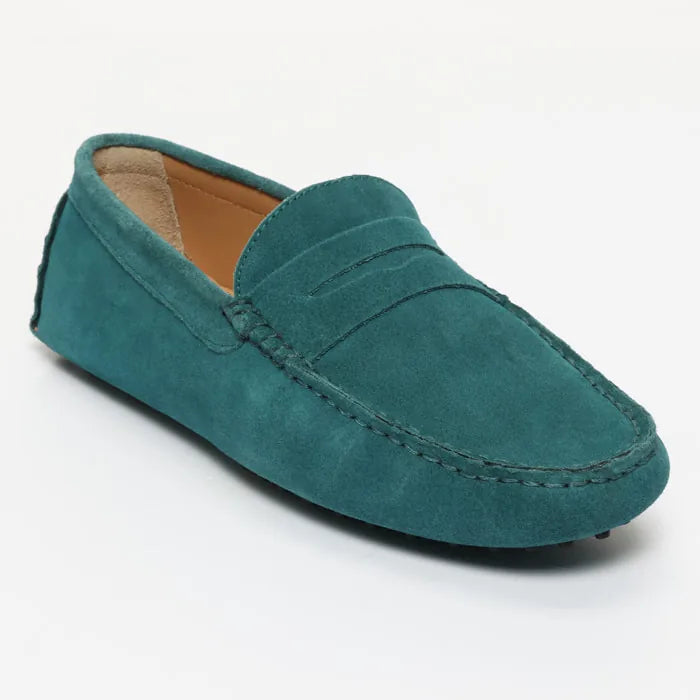 WALES mocassins classiques turquoise foncé