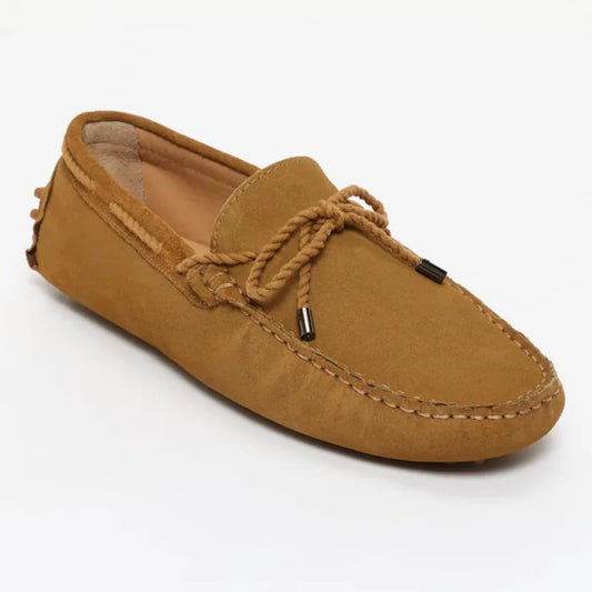 YORK mocassins à lacets cognac