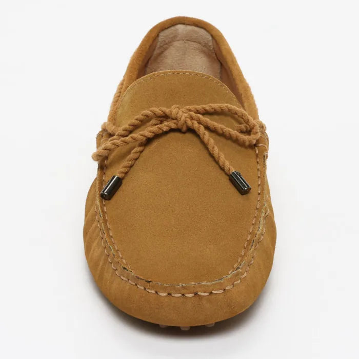 YORK mocassins à lacets cognac