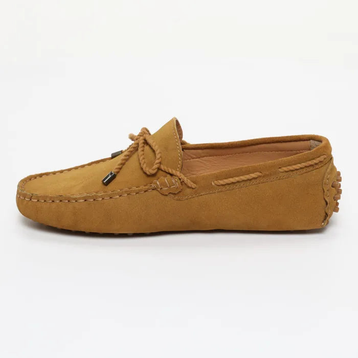 YORK mocassins à lacets cognac