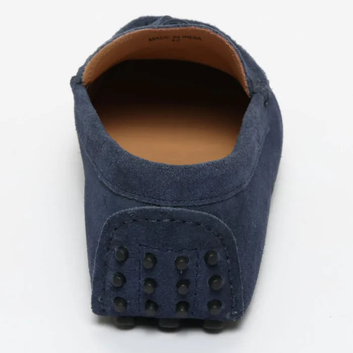 EARL mocassins à pompons bleu sargasso