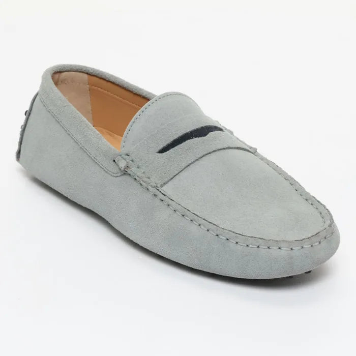 CLIFF mocassins classiques ciel et marine