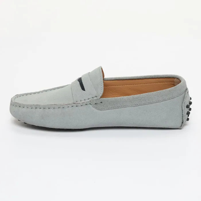 CLIFF mocassins classiques ciel et marine