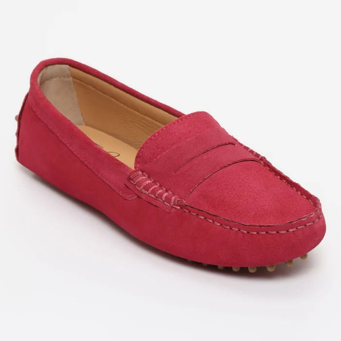 DEIRA mocassins classiques magenta
