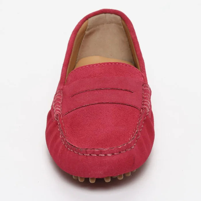 DEIRA mocassins classiques magenta