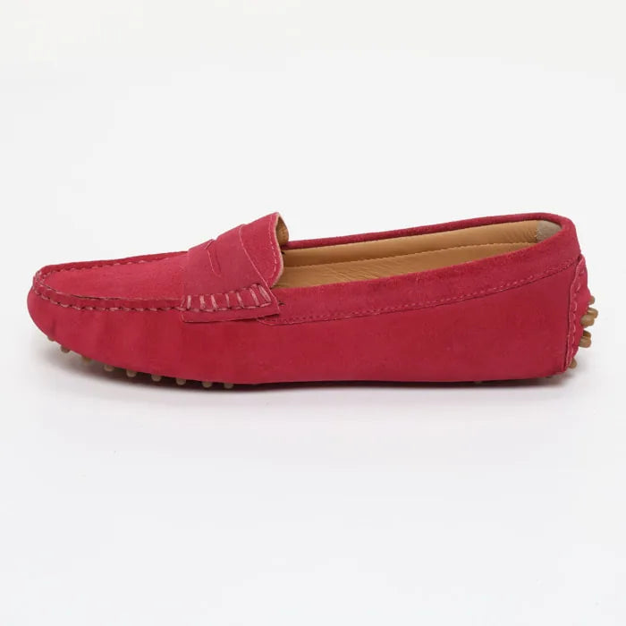 DEIRA mocassins classiques magenta