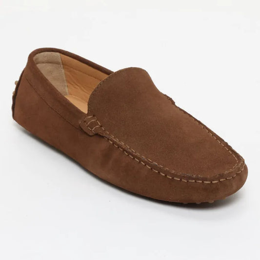 CAMBRIDGE mocassins classiques kaki brun