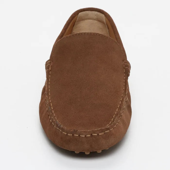 CAMBRIDGE mocassins classiques kaki brun