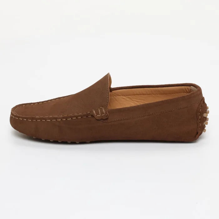 CAMBRIDGE mocassins classiques kaki brun