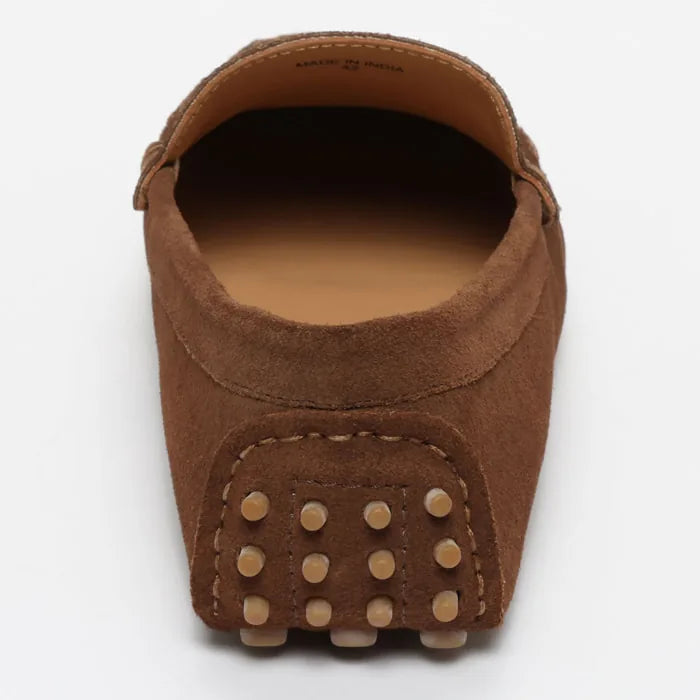 CAMBRIDGE mocassins classiques kaki brun