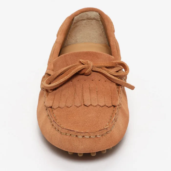 POWYS mocassins à lacets pêche