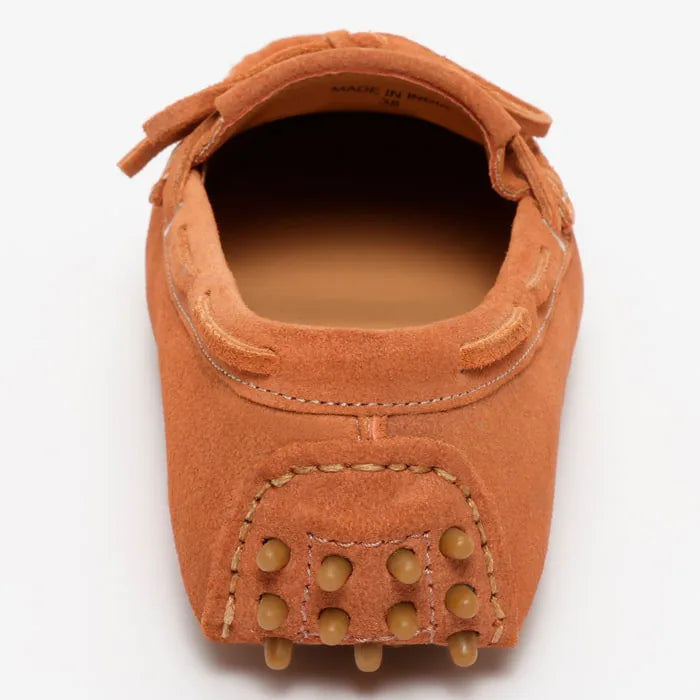 POWYS mocassins à lacets pêche