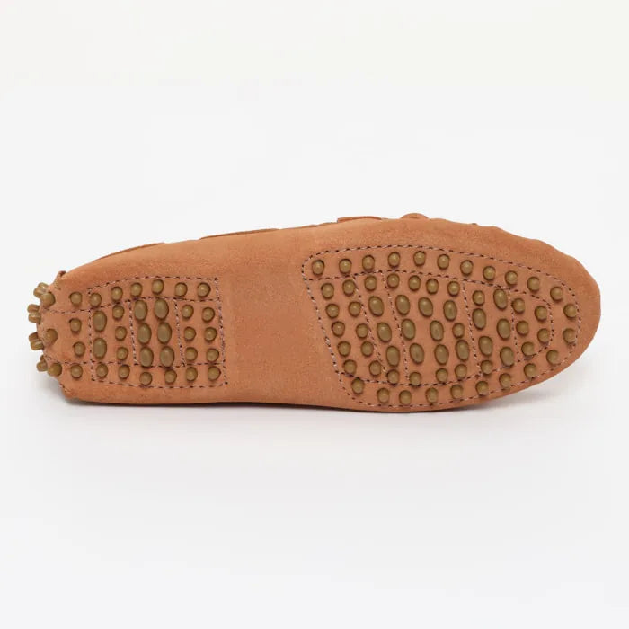 POWYS mocassins à lacets pêche