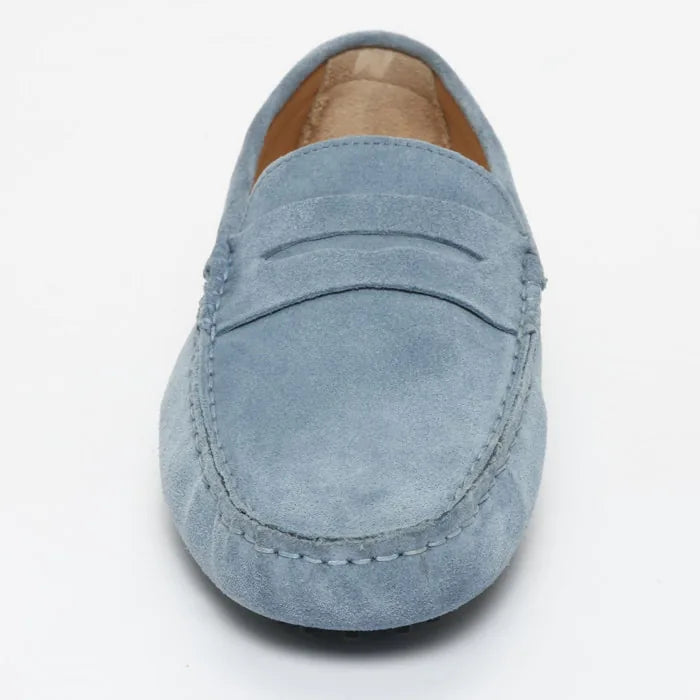 WALES mocassins classiques bleu denim