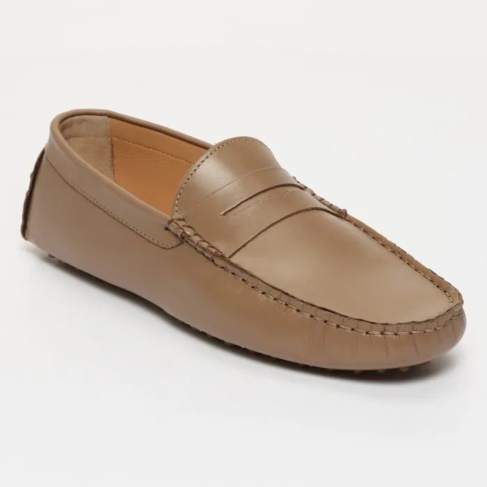 WALES mocassins classiques noisette