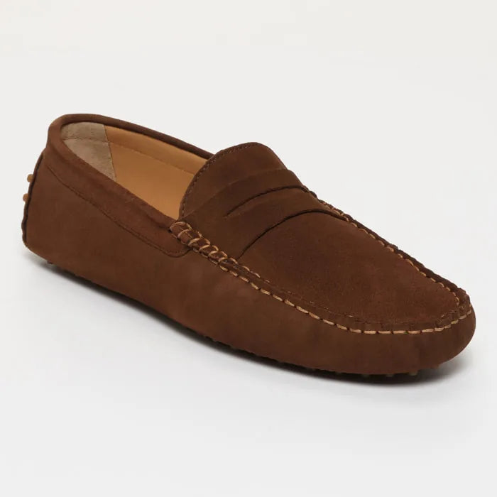 WALES mocassins classiques kaki brun