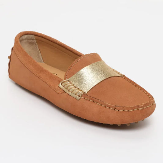 MELOA mocassins fantaisie pêche