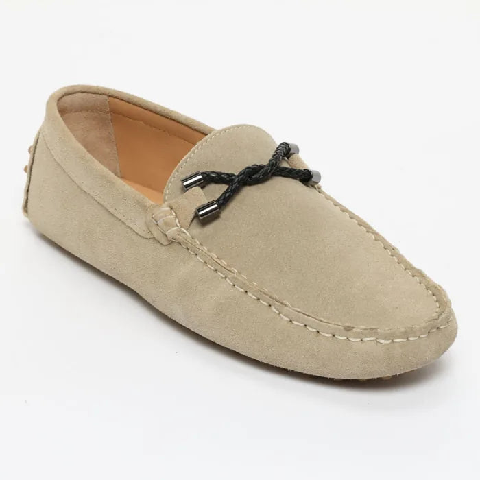 PHILLIP mocassins fantaisie beige clair