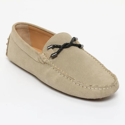 PHILLIP mocassins fantaisie beige clair