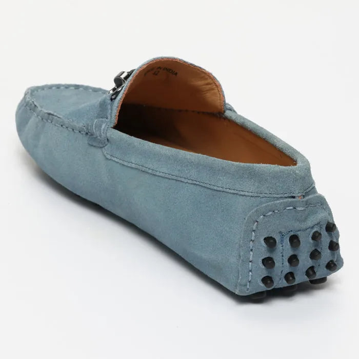 FELIX mocassins fantaisie bleu denim
