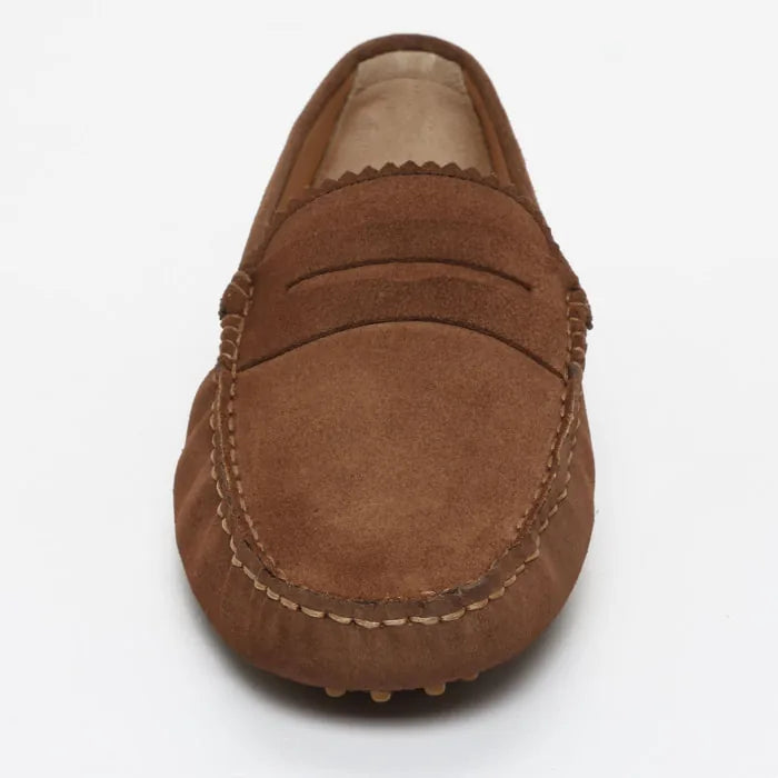 LEW mocassins classiques kaki brun