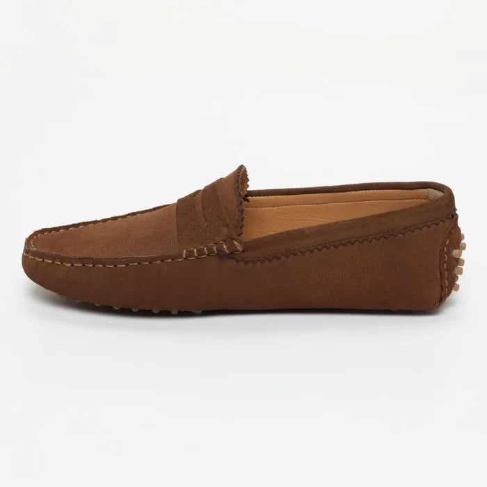 LEW mocassins classiques kaki brun