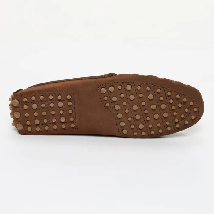 LEW mocassins classiques kaki brun