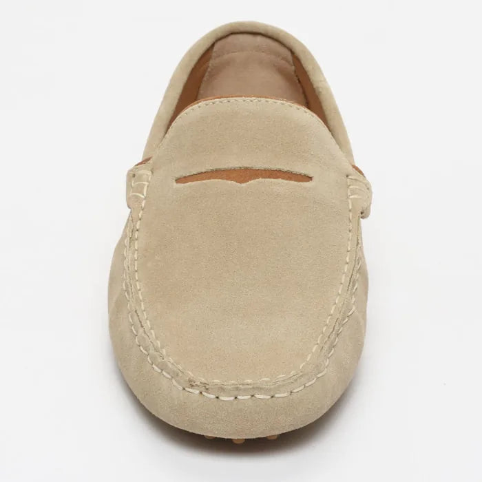 LODRICK mocassins classiques beige clair