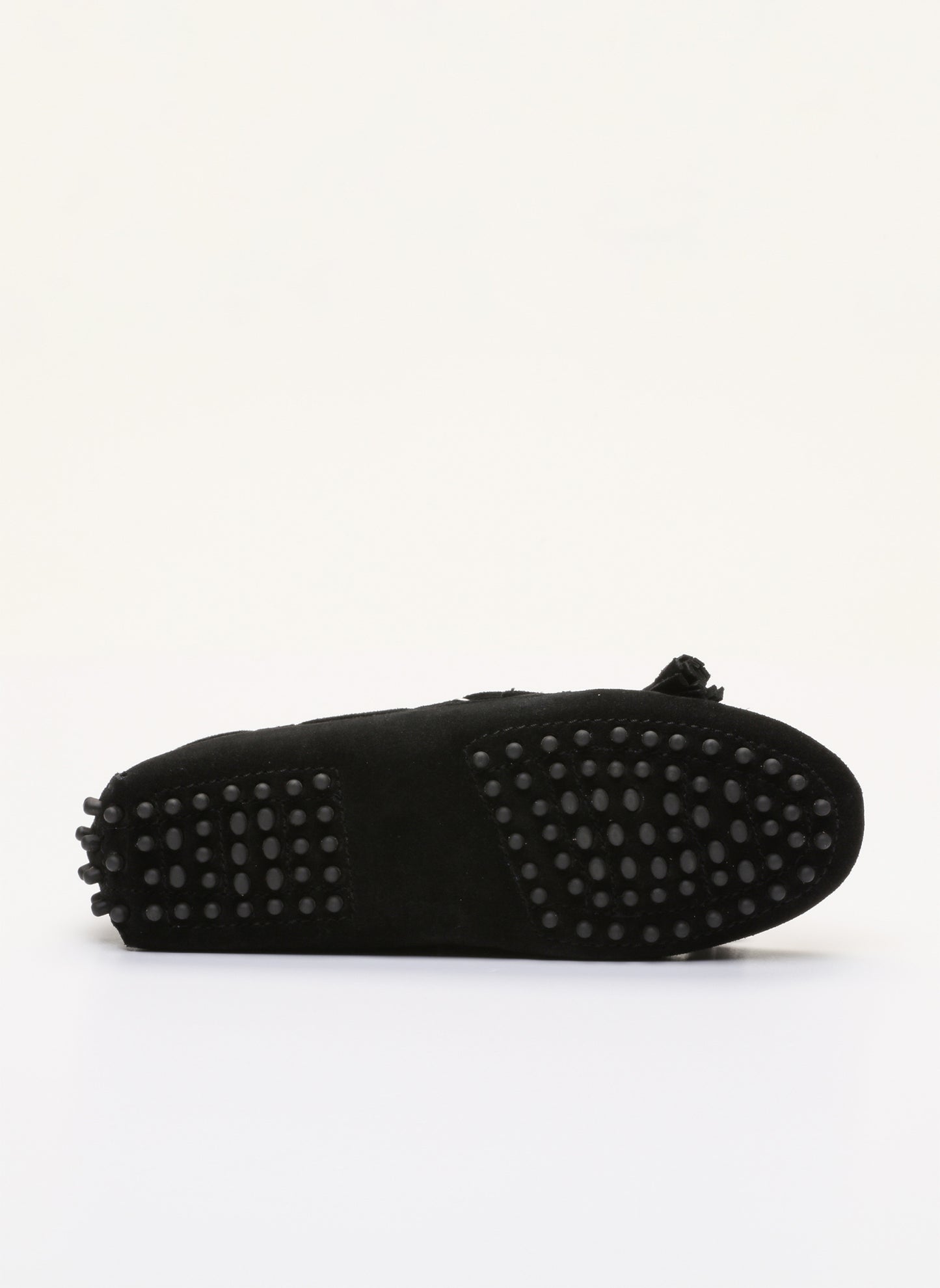 LILY mocassins à pompons noir