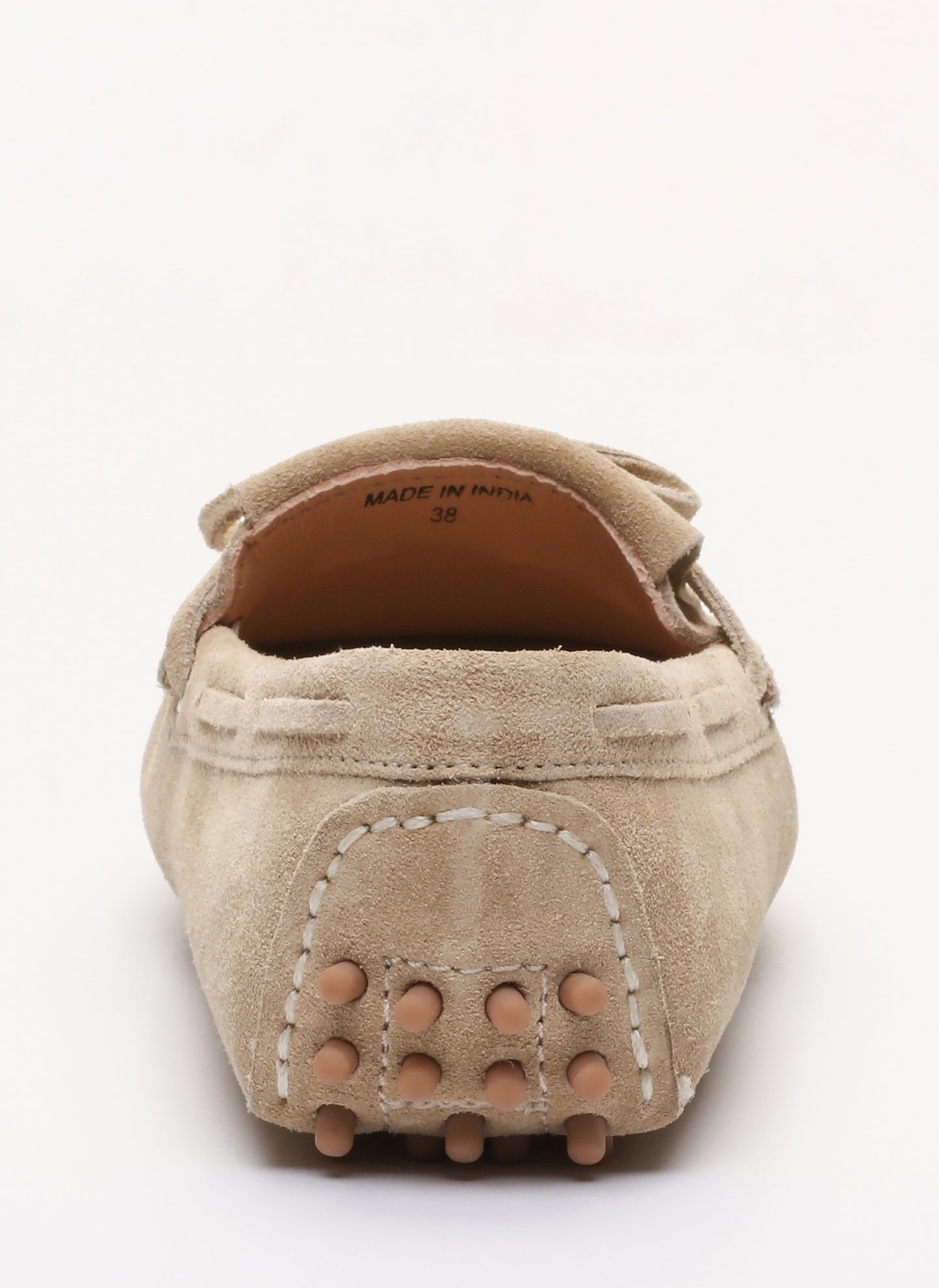 POWYS mocassins à lacets beige