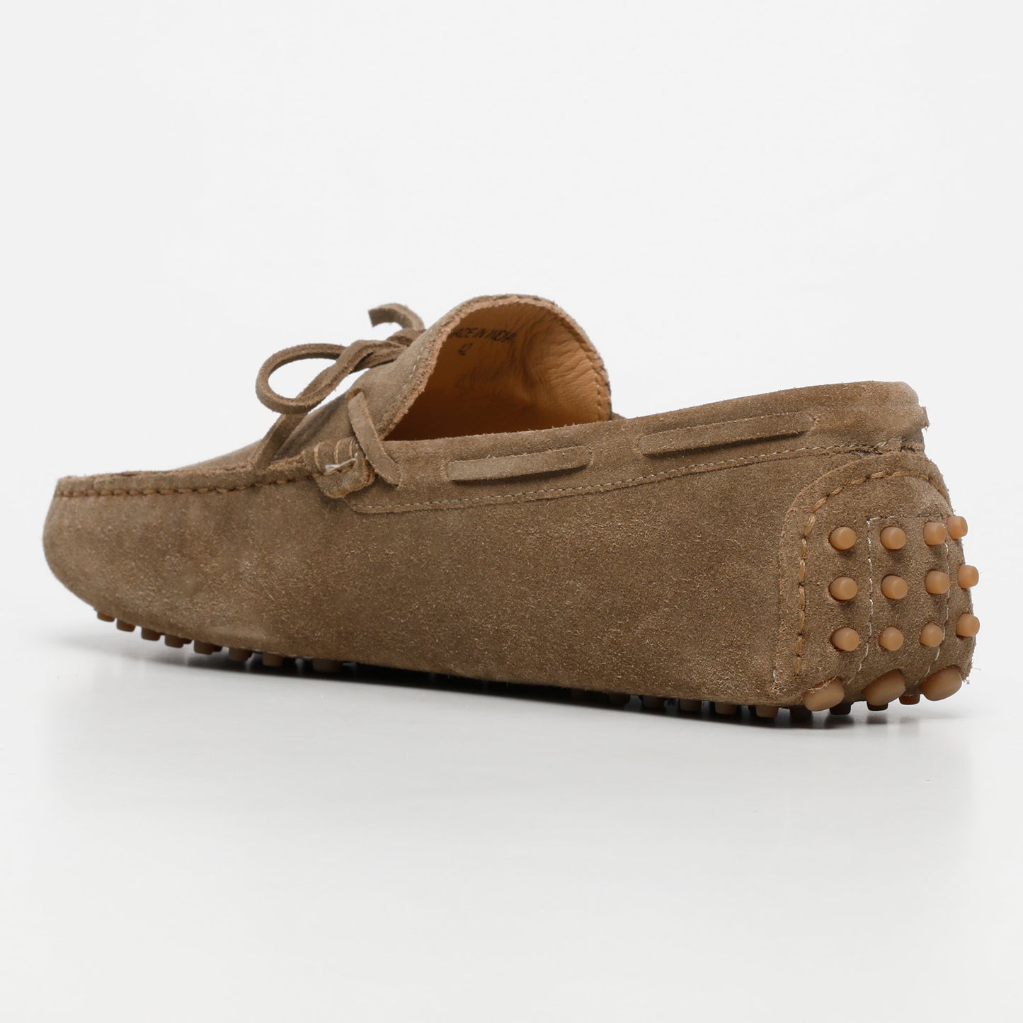 CORNWALL mocassins à lacets kaki et brun