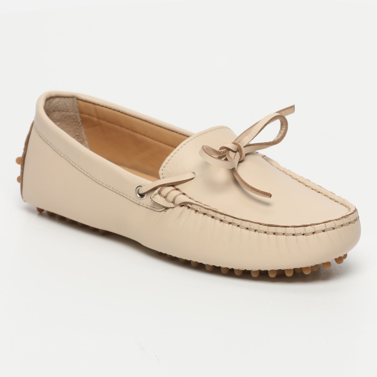 KATE mocassins à lacets beige