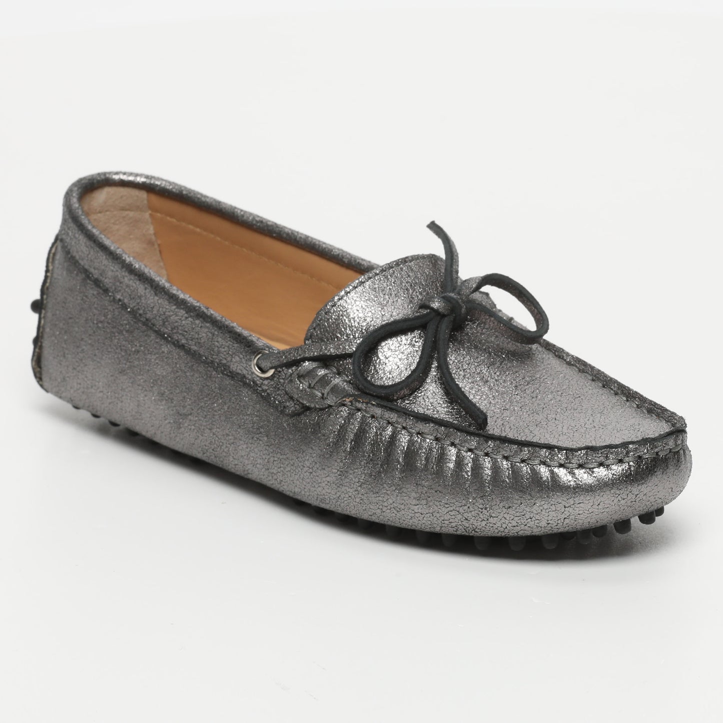 KATE mocassins à lacets argent foncé