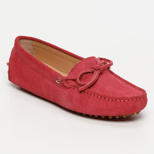KATE mocassins à lacets magenta
